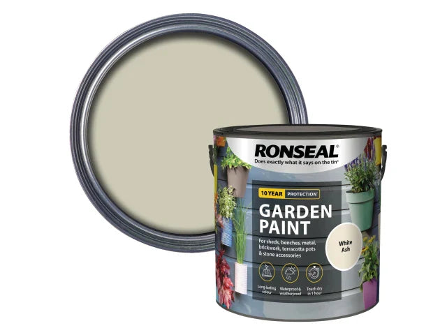 Ronseal Garden Paint White Ash 2.5 litre