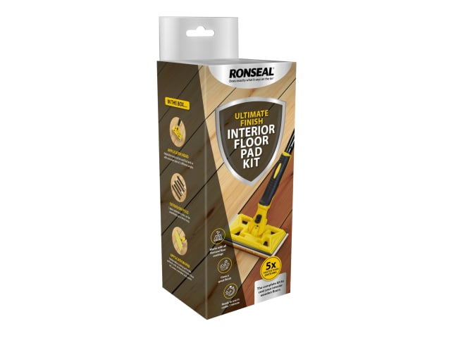 Ronseal Ultimate Finish Interior Floor Pad Kit