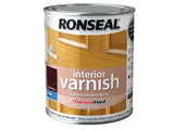 Ronseal Interior Varnish Quick Dry Satin Ebony 750ml