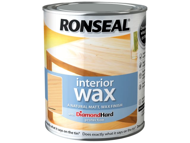 Ronseal Interior Wax Almond Wood 750ml