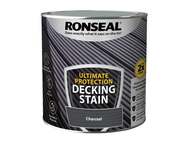 Ronseal Ultimate Protection Decking Stain Charcoal 2.5 litre