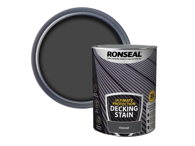 Ronseal Ultimate Protection Decking Stain Charcoal 5 litre