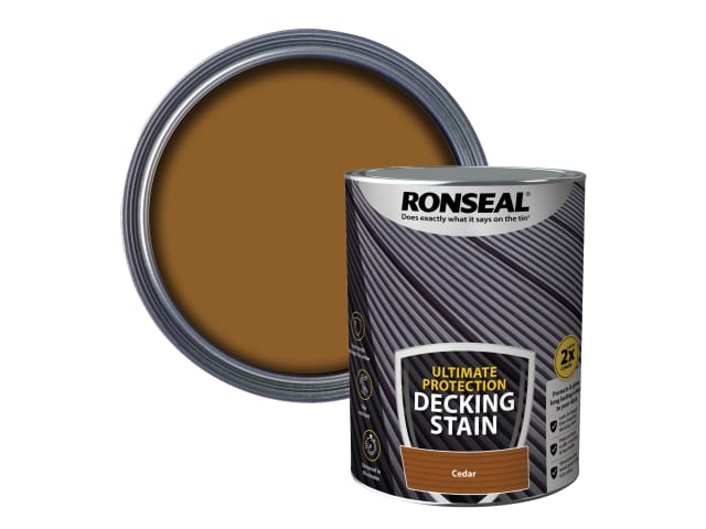 Ronseal Ultimate Protection Decking Stain Cedar 5 litre