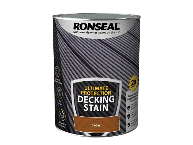 Ronseal Ultimate Protection Decking Stain Cedar 5 litre