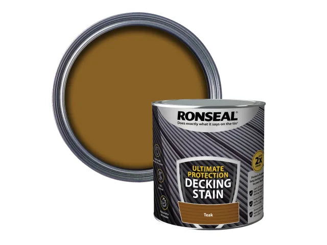 Ronseal Ultimate Protection Decking Stain Rich Teak 5 litre