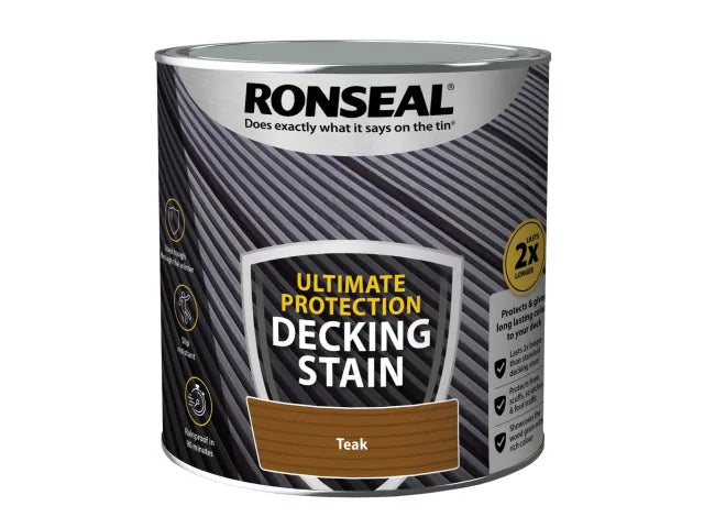 Ronseal Ultimate Protection Decking Stain Rich Teak 5 litre