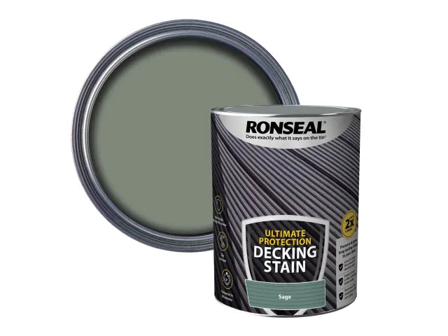 Ronseal Ultimate Protection Decking Stain Sage 5 litre