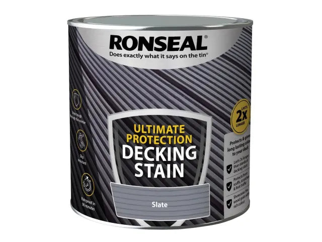 Ronseal Ultimate Protection Decking Stain Slate 2.5 litre