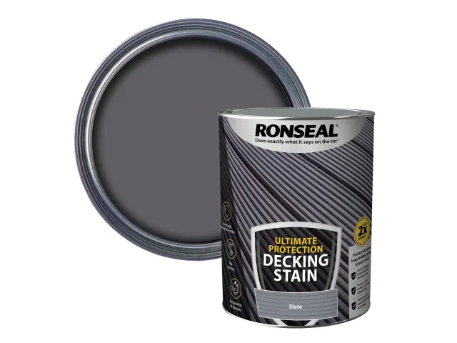 Ronseal Ultimate Protection Decking Stain Slate 5 litre