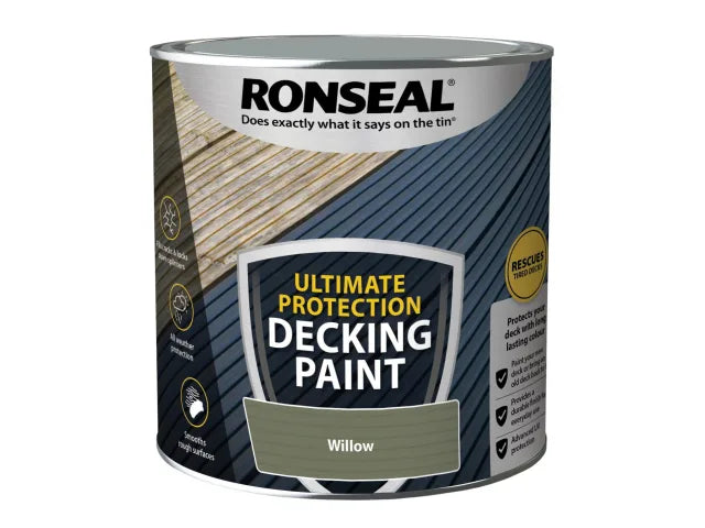 Ronseal Ultimate Protection Decking Stain Willow 2.5 litre