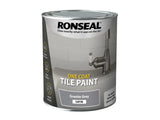 Ronseal One Coat Tile Paint Granite Grey Satin 750ml