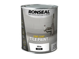 Ronseal One Coat Tile Paint White Satin 750ml