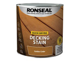 Ronseal Quick Drying Decking Stain Golden Cedar 2.5 litre