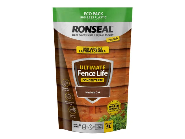 Ronseal Ultimate Fence Life Concentrate Medium Oak 950ml