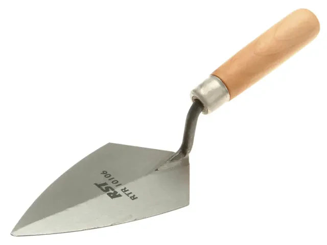 R.S.T. Pointing Trowel Philadelphia Pattern Wooden Handle 6in