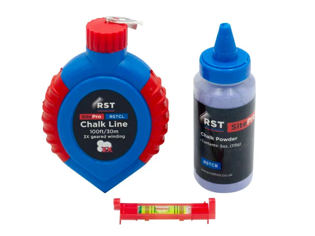 R.S.T. Chalk Line & Box Set 30m