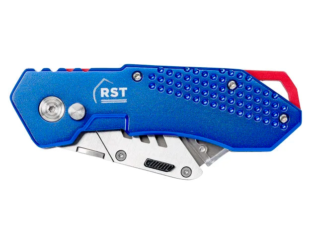 R.S.T. Aluminium Blue Folding Knife