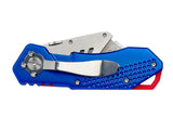 R.S.T. Aluminium Blue Folding Knife