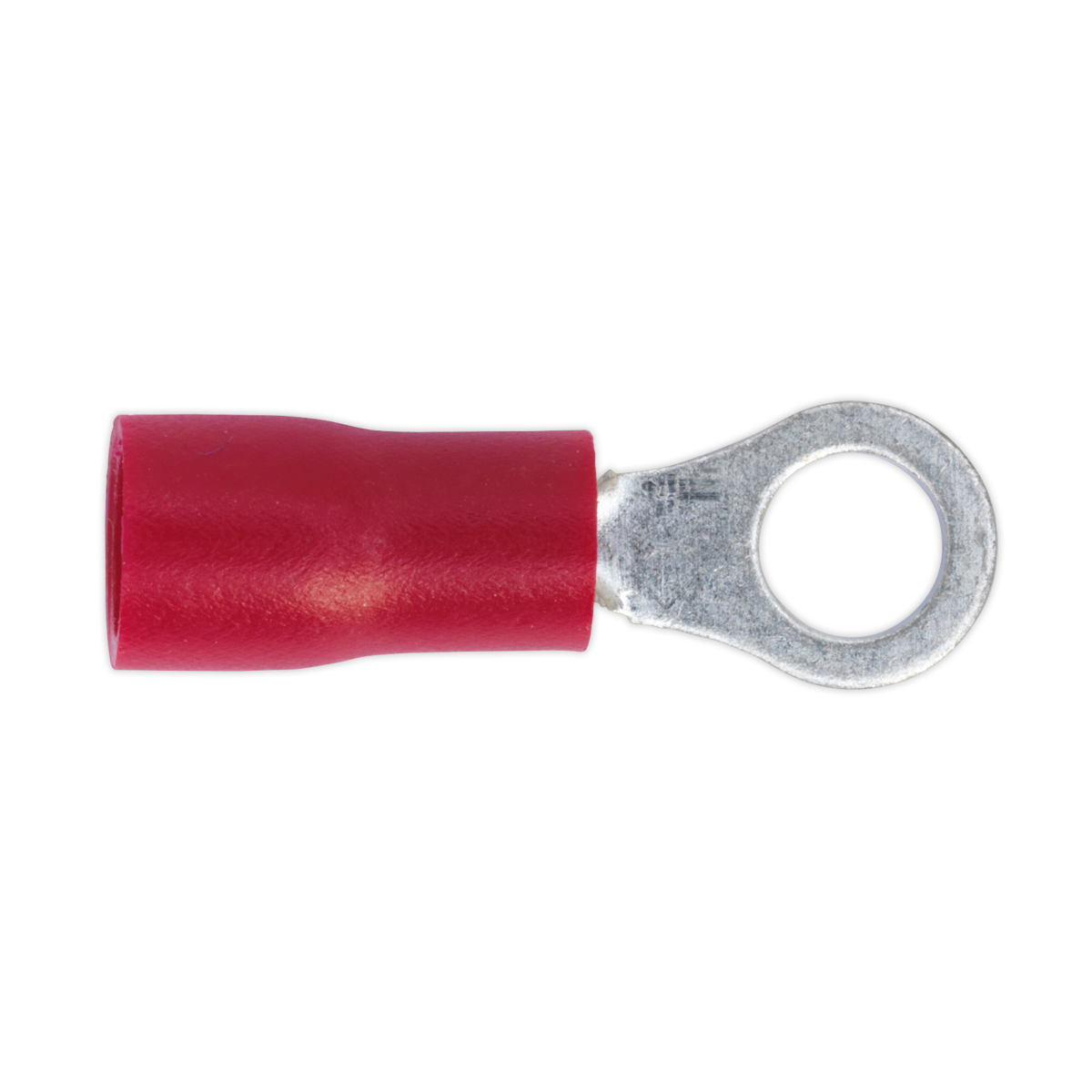 Sealey Easy-Entry Ring Terminal Ø4.3mm (4BA) Red Pack of 100