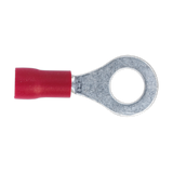 Sealey Easy-Entry Ring Terminal Ø6.4mm (1/4") Red Pack of 100