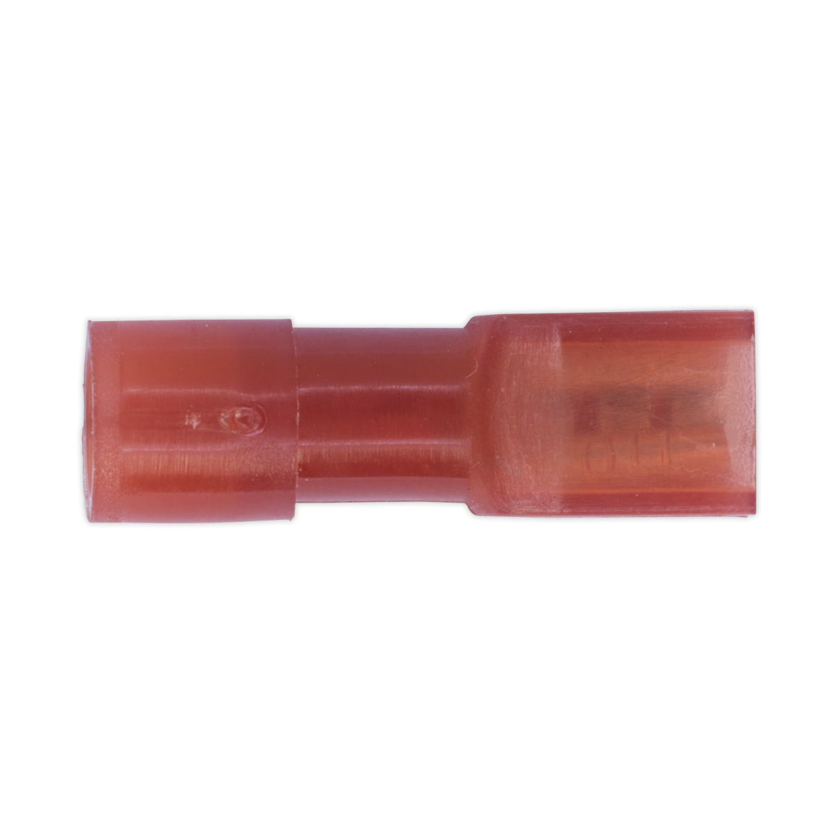 Sealey Fully Insulated Terminal 2.8mm Female Red Pack of 100