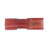 Sealey Fully Insulated Terminal 2.8mm Female Red Pack of 100