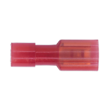 Sealey Fully Insulated Terminal 4.7mm Female Red Pack of 100
