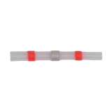 Sealey Heat Shrink Butt Connector Solder Terminal 22-18 AWG Red Pack of 25