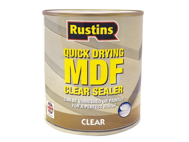 Rustins Quick Drying MDF Sealer Clear 2.5 litre