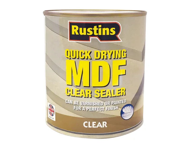 Rustins Quick Drying MDF Sealer Clear 500ml