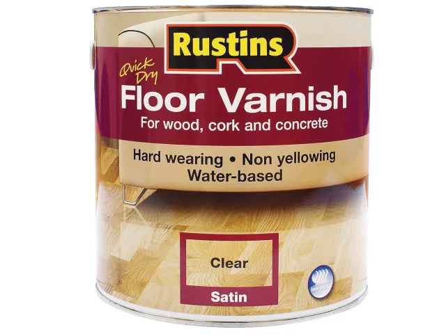 Rustins Quick Dry Floor Varnish Gloss 1 litre