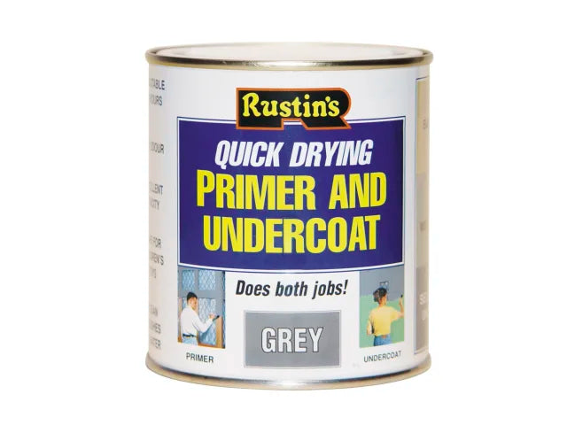 Rustins Quick Dry Primer & Undercoat Grey 2.5 litre