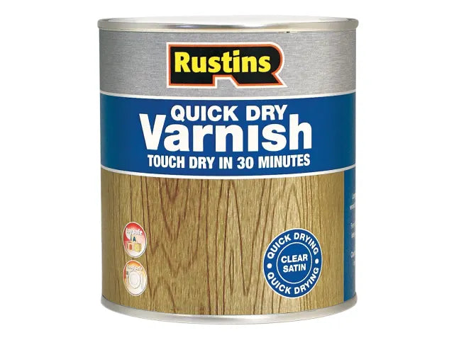 Rustins Quick Dry Varnish Satin Clear 2.5 litre