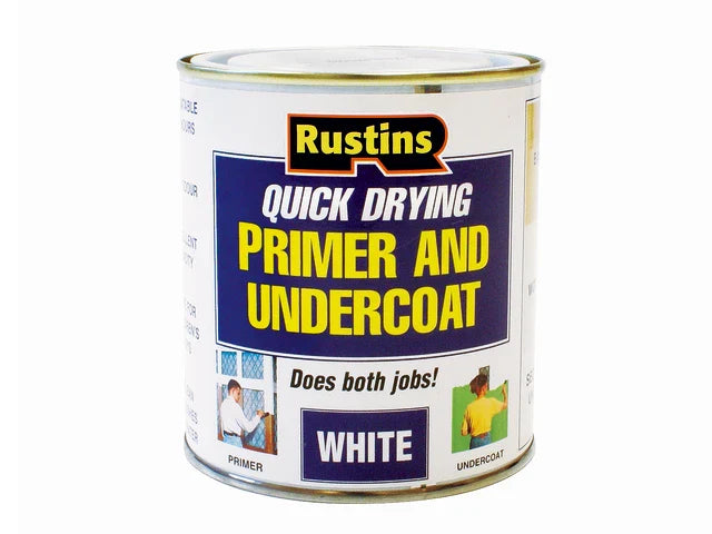 Rustins Quick Dry Primer & Undercoat White 500ml