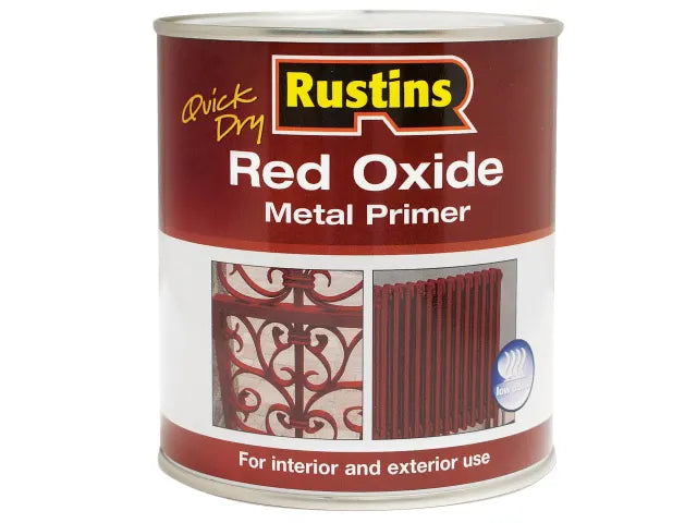 Rustins Quick Dry Red Oxide Metal Primer 2.5 litre