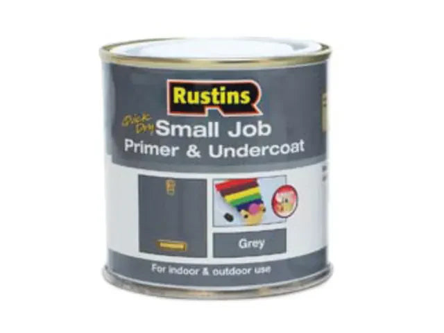 Rustins Small Job Primer & Undercoat Grey 250ml