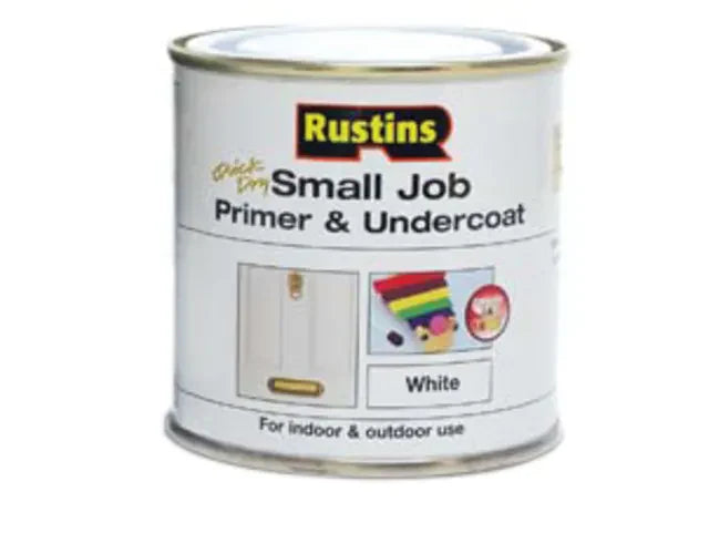 Rustins Small Job Primer & Undercoat White 250ml