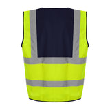 Prortx High Visibility Waistcoat - HV Yellow/Navy