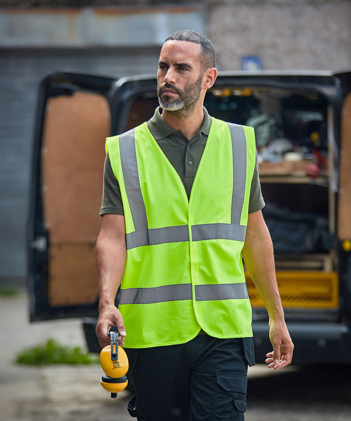 Prortx High Visibility Waistcoat - HV Yellow/Black