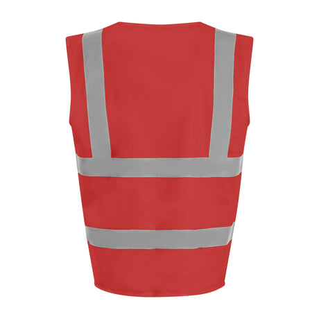 Prortx High Visibility Waistcoat - Red