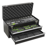 Sealey Portable Tool Chest 2 Drawer with 90pc Tool Kit