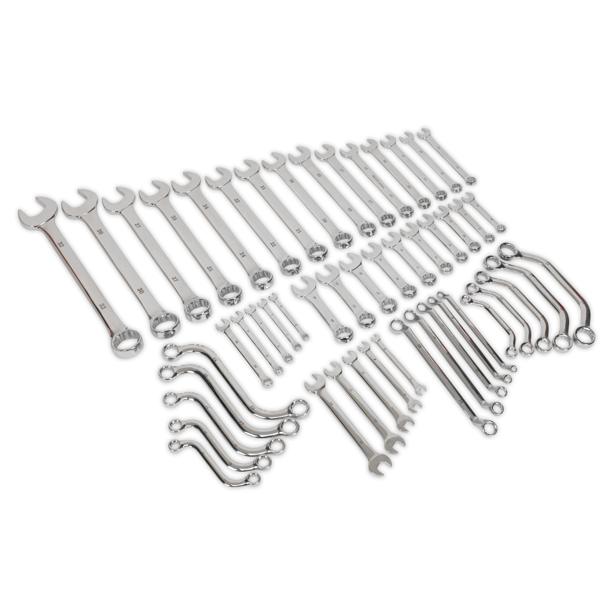 Sealey Multipurpose Spanner Set 50pc Metric