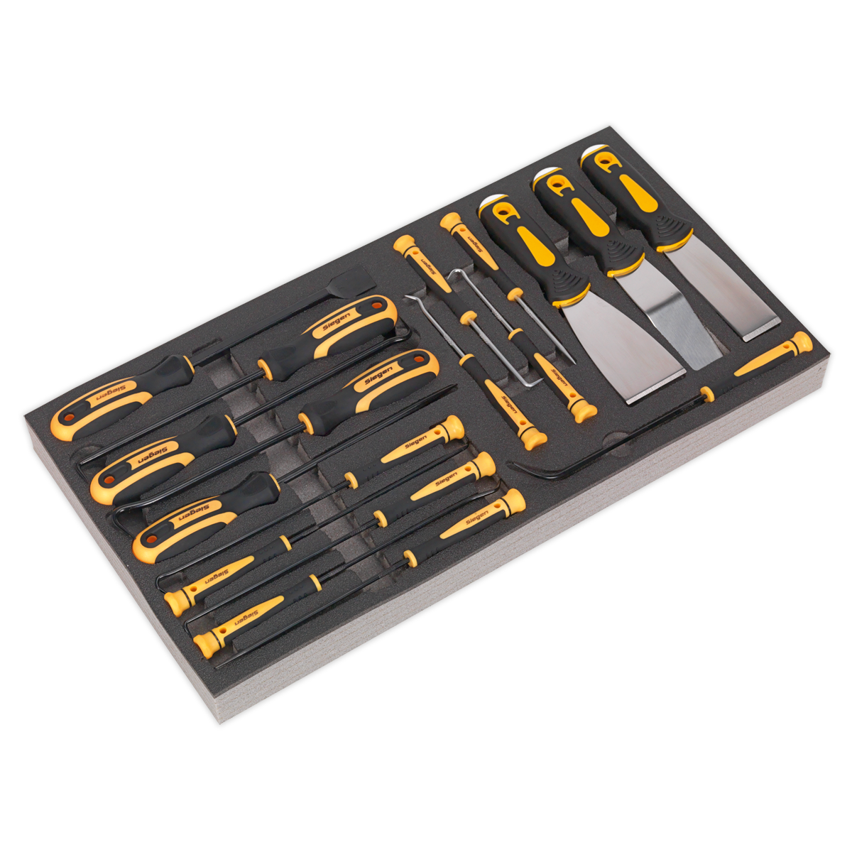 Sealey Tool Tray with Hook & Scraper Set 18pc