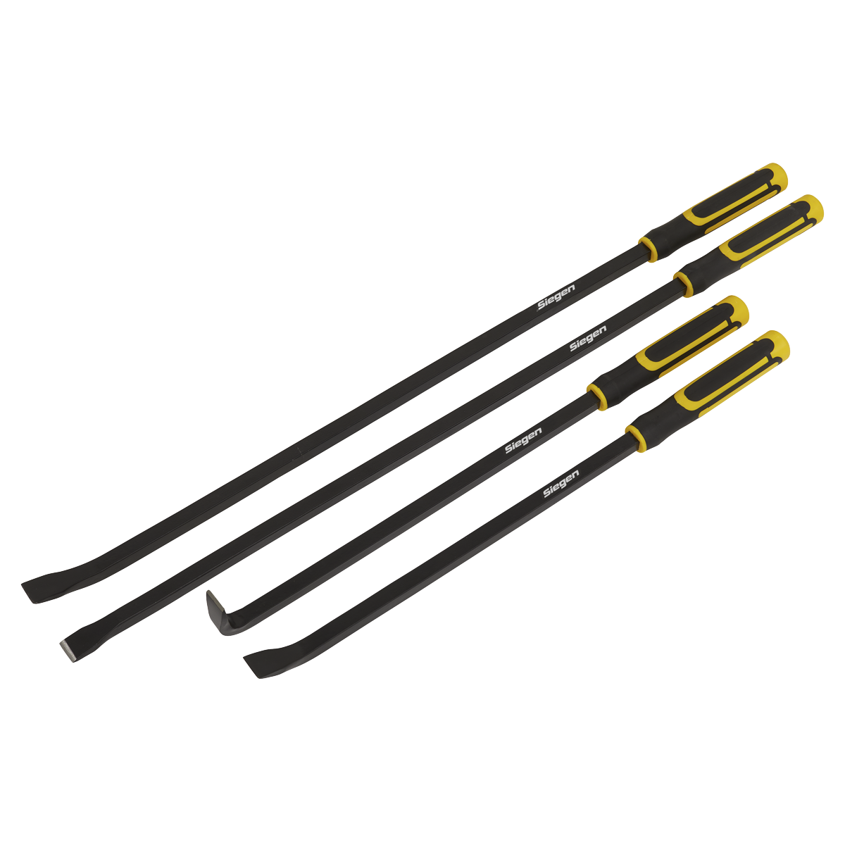 Sealey Pry Bar Set 4pc Heavy-Duty with Hammer cap S01193