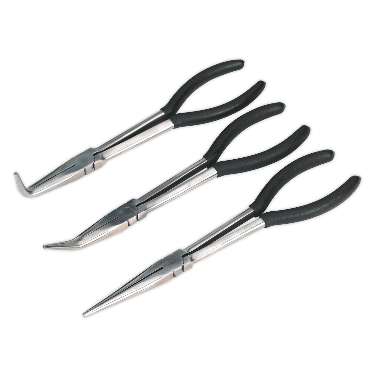 Sealey Needle Nose Pliers Set 3pc 275mm