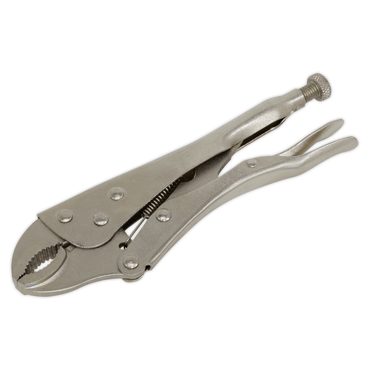 Sealey Locking Pliers 215mm Curved Jaw