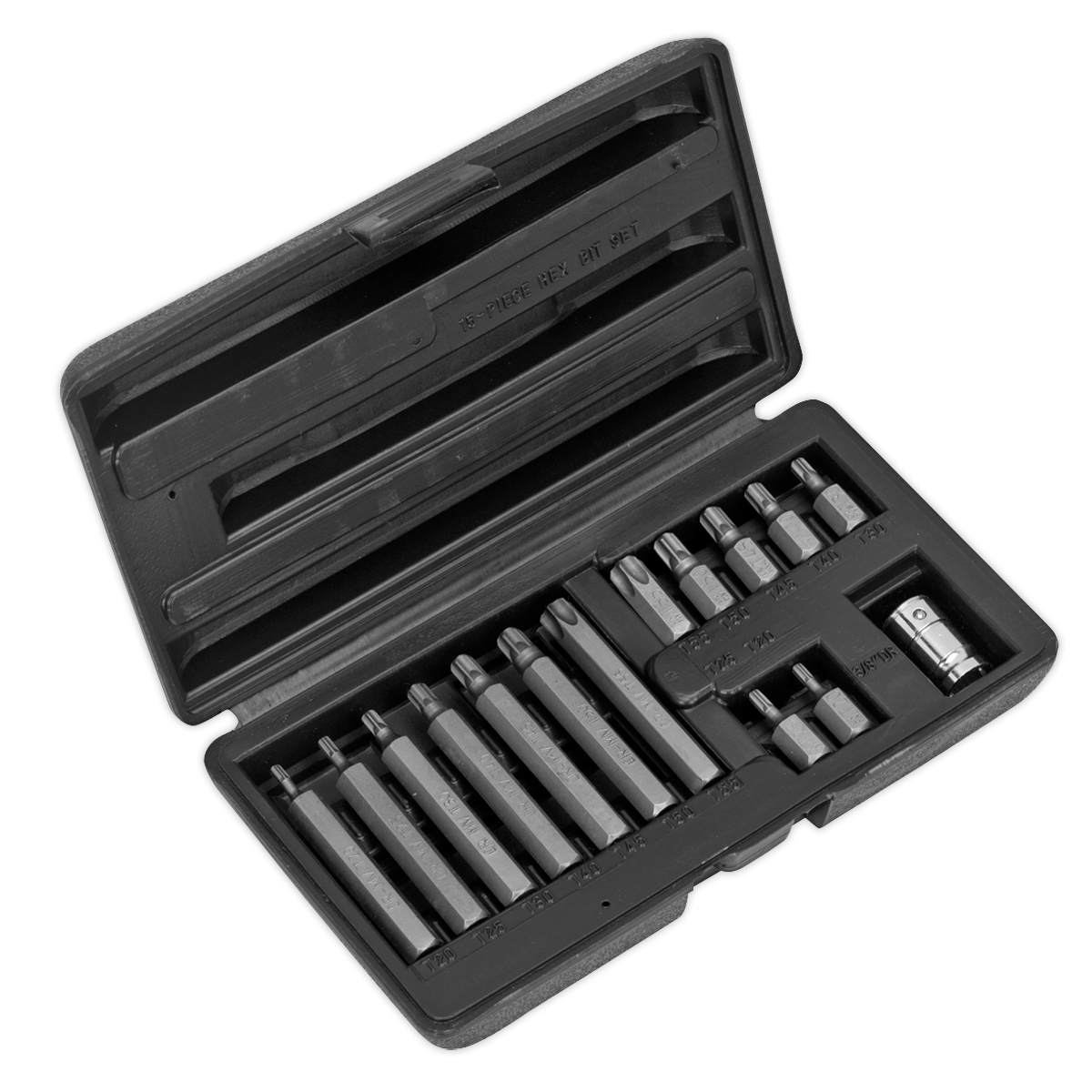 Sealey TRX-Star* Bit & Holder Set 15pc - Metric