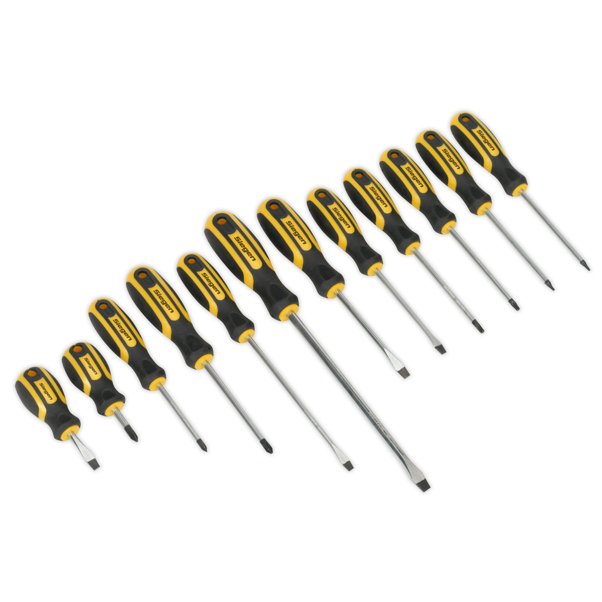 Sealey Soft Grip Screwdriver Set 12pc