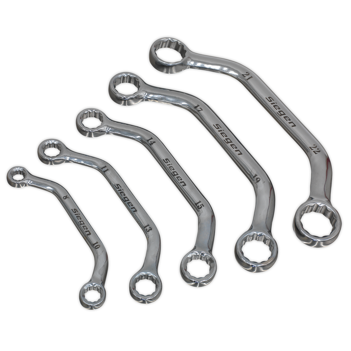 Sealey Obstruction Spanner Set 5pc Metric