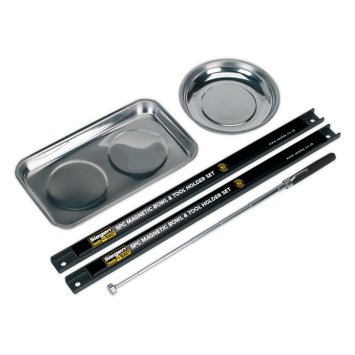 Sealey Magnetic Bowl & Tool Holder Set 5pc